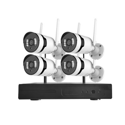 YFAFAMM 4CH 5MP Wireless WiFi Security Camera System, Outdoor HD Home Surveillance Cameras Kit with Motion Detection, Color Night Vision, Remote Viewing, for Indoor and Outdoor