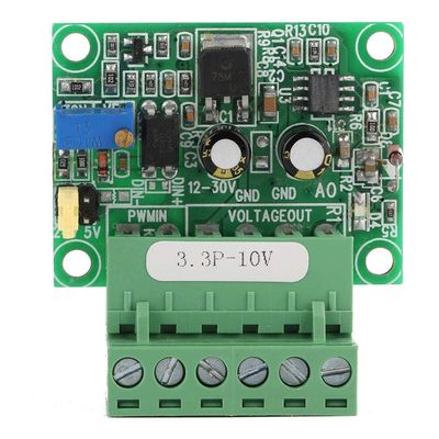3.3V PWM to 0-10V Voltage Converter D/A Digital Analog PLC Module