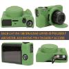 AEXUTDA Case for Canon Powershot G7X Mark III Digital Camera, G7X Mark iii Camera Silicone Case, Anti-Scratch Slim Fit Soft Skin, G7X Mark 3 Accessories with Detachable Lens Cover - Green view 2