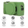 AEXUTDA Case for Canon Powershot G7X Mark III Digital Camera, G7X Mark iii Camera Silicone Case, Anti-Scratch Slim Fit Soft Skin, G7X Mark 3 Accessories with Detachable Lens Cover - Green view 3