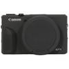 AEXUTDA Case for Canon Powershot G7X Mark III Digital Camera, G7X Mark iii Camera Silicone Case, Anti-Scratch Slim Fit Soft Skin, G7X Mark 3 Accessories with Detachable Lens Cover - Black view 1