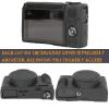 AEXUTDA Case for Canon Powershot G7X Mark III Digital Camera, G7X Mark iii Camera Silicone Case, Anti-Scratch Slim Fit Soft Skin, G7X Mark 3 Accessories with Detachable Lens Cover - Black view 2