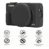 AEXUTDA Case for Canon Powershot G7X Mark III Digital Camera, G7X Mark iii Camera Silicone Case, Anti-Scratch Slim Fit Soft Skin, G7X Mark 3 Accessories with Detachable Lens Cover - Black view 3