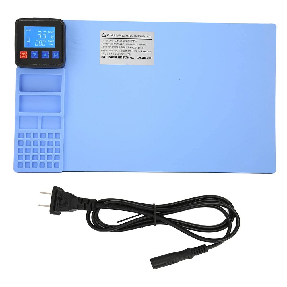 CPB Heating Pad LCD Screen Separator Machine Repair Tools Heat Plate for Smartphone, Efficient Workbench Organizer (US Plug)