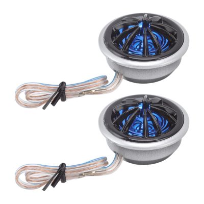 2pcs Car Speakers, Car Tweeter 150W ABS Metal Iron Black Dome Balanced Dome Car Tweeter Clear Sound Quality Car Tweeters for All Car Sound Systems
