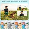 DirectNine Basics Digital Camer - FHD 1080P 44MP Self Timer, Continuous Shooting, and Anti-Shake Capabilities, Green view 3