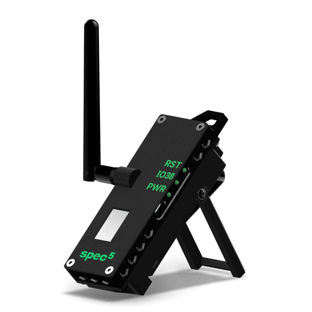 S5 Black Trekker LoRa Mesh Communicator Meshtastic Flashed - Off-Grid Communication Device from spec5