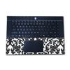 Carbon Fiber Laptop Skin Compatible with Alienware M16 R2 (2024) - Black Damask - Premium 3M Vinyl Protective Wrap Decal Cover - Easy to Apply | Crafted in The USA by MightySkins view 2