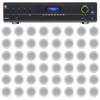 Audiosavings Bundle: (1) JBL VMA1240 Commercial/Restaurant 240W 70v Bluetooth Mixer/Amplifier Bundle with (48) Rockville CCL5T White 70V 5" Commercial Ceiling Speakers 4 Restaurant/Office (49 Items) view 1