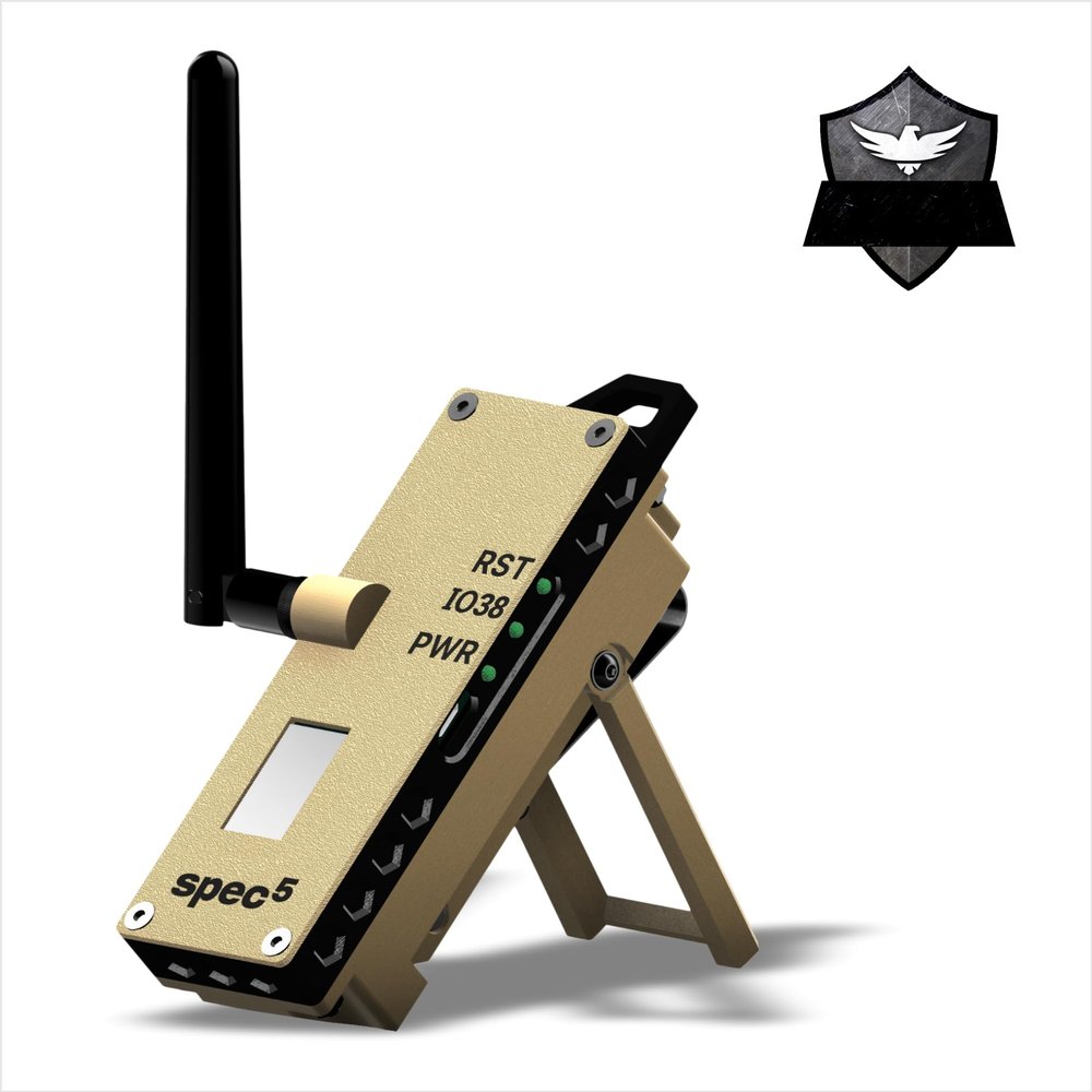 S5 Desert Sand ATAK Enabled Trekker LoRa Mesh Communicator Meshtastic Flashed - Off-Grid Communication Device from spec5