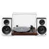 Fluance RT81+ Elite HiFi Vinyl Turntable (Walnut) and Ai41 Powered Bookshelf Speakers (White Walnut) Bundle: High Fidelity Sound, Integrated Amplifier, Audio Technica Cartridge view 1
