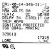 Carling Boat Toggle Circuit Breaker CA1-X0-14-345-311-I | 60 Amp view 4