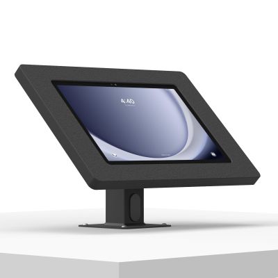 VidaMount Black Enclosure and Rotating & Tilting Desk/Table Mount [Bundle] Compatible with Samsung Galaxy Tab A9+ 10.9 (2024)