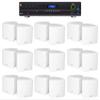 Audiosavings Bundle: (1) JBL VMA1120 Commercial/Restaurant 120W 70v Bluetooth Mixer/Amplifier Bundle with (18) Rockville 3.5" White Commercial 70v Swivel Wall Mount Speakers (19 Items) view 1
