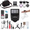49mm Accessory Bundle for Canon EOS Rebel R50, R100, M5, M6, R10 and More with 64GB Memory Card, Wide Angle Lens, Telephoto Lens, Tripod, Carrry Case, Cleaning Kit view 1