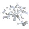 CHATROOM 100pcs 14mm Square Steel Nail Cable Wire Wall Hanging Screw Clips Cable Clips view 1