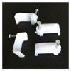 CHATROOM 100pcs 14mm Square Steel Nail Cable Wire Wall Hanging Screw Clips Cable Clips view 2