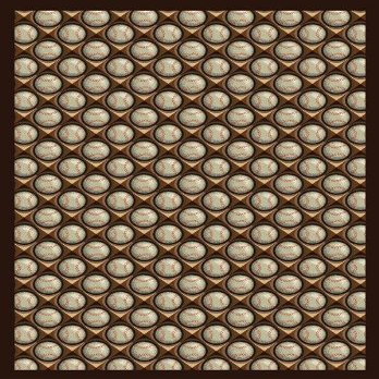 Back2Basics Bases Loaded Leather Glove 3 ft.10 in. x 5 ft.4 in. WearOn Nylon Machine Tufted- Cut Pile Sports Rug, BA332632
