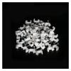 CHATROOM White 8mm Square Path Cable Clip PE Plastic High Carbon Steel Nails C Shaped Electric Cable Clips Wire Wall Holder 100pcs view 2