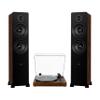 Fluance RT81+ Turntable and Ai81 Tower Speakers Bundle: High Fidelity Vinyl Playback & Powerful Stereo Sound, Integrated Amplifiers (Natural Walnut) view 1