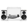 Fluance RT81+ Elite HiFi Vinyl Turntable (White) and Ai41 Powered Bookshelf Speakers (White Walnut) Bundle: High Fidelity Sound, Integrated Amplifier, Audio Technica Cartridge view 1