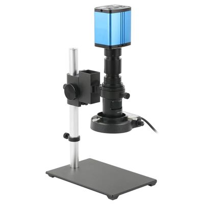 ZTBH Microscope Accessories Kit HDMI 1080P Type-c PC IMX307 Industry Autofocus Measuring Video Microscope Camera +180X 300X Zoom C Mount Lens +56 LED Light Microscope Slides (Color : 500X)