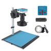 JOEBO Microscope Kit 4K 48MP USB Digital Video Microscope Camera Adjustable Magnification 130X 180X C Mount Len 56 LED Ring Light Microscope Lens Adapters (Color : A 130X Set) view 1
