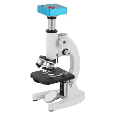 ZTBH Microscope Accessories Kit 40X - 640X Student Biological Microscope Laboratory Professional Biological Trinocular Microscope with HDMI USB Video Camera Microscope Slides (Color : 38MP HDMI USB)