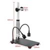 Microscope Accessories Kit 48MP 4K 2K USB HDMI VGA Digital Video Microscope Camera + Bracket Stand Touch LED Spotlight + 260X Soldering Phone Repair Tools Microscope Slides ( Color : 48MP 2K4K VGA HDM view 2