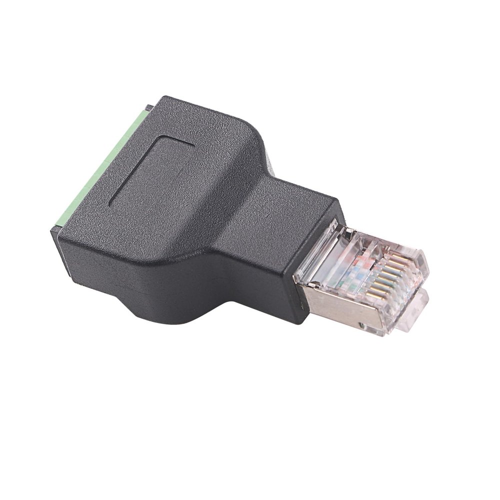 Mendouconert 2PCS RJ45 Male Connector Toolless Free Tool Reusable Termination Plugs Shielded Ethernet Field Modular Plug