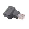 Mendouconert 2PCS RJ45 Male Connector Toolless Free Tool Reusable Termination Plugs Shielded Ethernet Field Modular Plug view 1