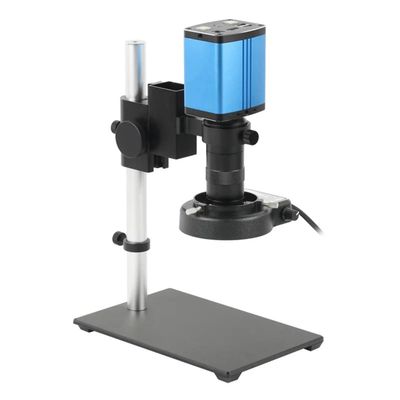 ZTBH Microscope Accessories Kit HDMI 1080P Type-c PC IMX307 Industry Autofocus Measuring Video Microscope Camera +180X 300X Zoom C Mount Lens +56 LED Light Microscope Slides (Color : 100X)