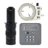 Microscope Kit Microscope Camera 2K 48MP 1080P HDMI USB Digital Video Microscope C Mount Industrial Camera for Phone Tablet CPU Soldering Repair Inspection Microscope Lens Adapters (Color : 180x Lens view 1