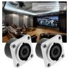 Create idea 2PCS NL8MPR Panel Mount Receptacle Socket Connector 8 Pole D-Type Twist Lock Audio Speakon Adapter for NL8FC NL8FX NLT8X NL8FC NL8FX Silver Plated view 3