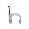 100PCS Round Cable Wire Clips 4mm 6mm 8mm 10mm Cable Management Electrical Wire Cord Tie Holder Circle Cable Clips (Color : Round 8mm 100PCS) view 1