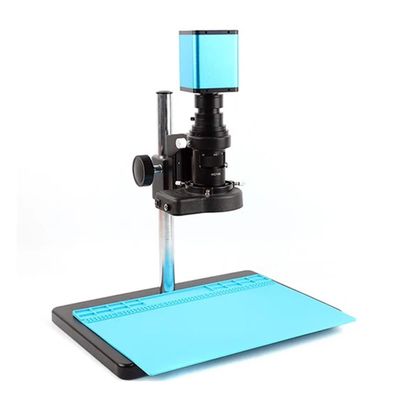 ZTBH Microscope Accessories Kit IMX385 Freely Adjustable Stand HDMI Video Industrial Microscope Camera System Video Recorder 200X Zoom C Mount Lens Microscope Slides (Color : A, Size : Function)