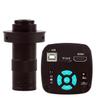 Microscope Accessories Kit 4K 2K 1080P 48MP 55MP HDMI USB Electronic Eyepiece Video Microscope Camera + 130X Adjustable Zoom C mount Lens 56 LED Ring Light Microscope Slides ( Color : 48MP 2K 4K HDMI view 1