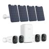 REOLINK 4K Security Cameras Wireless Outdoor System, Encrypted 1 Year Local Storage, Color Night Vision, 2.4/5GHz Wi-Fi, AI Detection, No Monthly Fee, Home Hub with 4X Eco Ultra+Solar Panel view 1