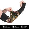 ASYG Funny Cool Red Dragon Cooling Arm Sleeves Sun Protection Unisex for Sports, Cycling, Golf Dragon Sleeves view 3
