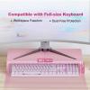 TEAMIX Pink Monitor Riser-20L inch, Wood Monitor Stand for Desk, Sturdy TV/Screen/PC/Printer/Laptop Riser,Computer Shelf with Storage TV Holder for Home Office (Pink, 20 inch) view 4