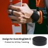 2-Pack Oura Ring Cover - Gen 4/3 Compatible, Anti-Scratch Silicone Protector (Black&Clear, S for 6-10) view 4