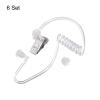 MECCANIXITY Ear Piece Headset Earpiece Agent Secret Earpiece Costume Prop with Earbuds, Replacement Acoustic Tube for 2-Way Radio Audio Headsets, Pack of 6 view 3