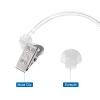 MECCANIXITY Ear Piece Headset Earpiece Agent Secret Earpiece Costume Prop with Earbuds, Replacement Acoustic Tube for 2-Way Radio Audio Headsets, Pack of 6 view 4