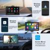 Wireless CarPlay Screen for Car Android Auto 9" HD Touch Screen, Portable Bluetooth GPS Navigation Mirror Link Music Video Player Airplay/Siri/AUX view 2