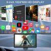 Wireless CarPlay Screen for Car Android Auto 9" HD Touch Screen, Portable Bluetooth GPS Navigation Mirror Link Music Video Player Airplay/Siri/AUX view 4