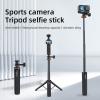 DirectNine Basics 51CM Tripod Extension Rod for DJI Pocket 3, Action Camera Extended Selfie Stick Stand 1/4"" Thread Adapter Handheld Pole (51CM Extension Tripod Without Head) view 2
