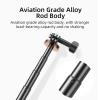 DirectNine Basics 51CM Tripod Extension Rod for DJI Pocket 3, Action Camera Extended Selfie Stick Stand 1/4"" Thread Adapter Handheld Pole (51CM Extension Tripod Without Head) view 3