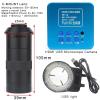 JOEBO Microscope Kit Industrial Digital Video Microscope Camera Monocular TF USB Storage 130X Zoom C-Mount Lens Microscope Lens Adapters (Color : B Suit) view 2