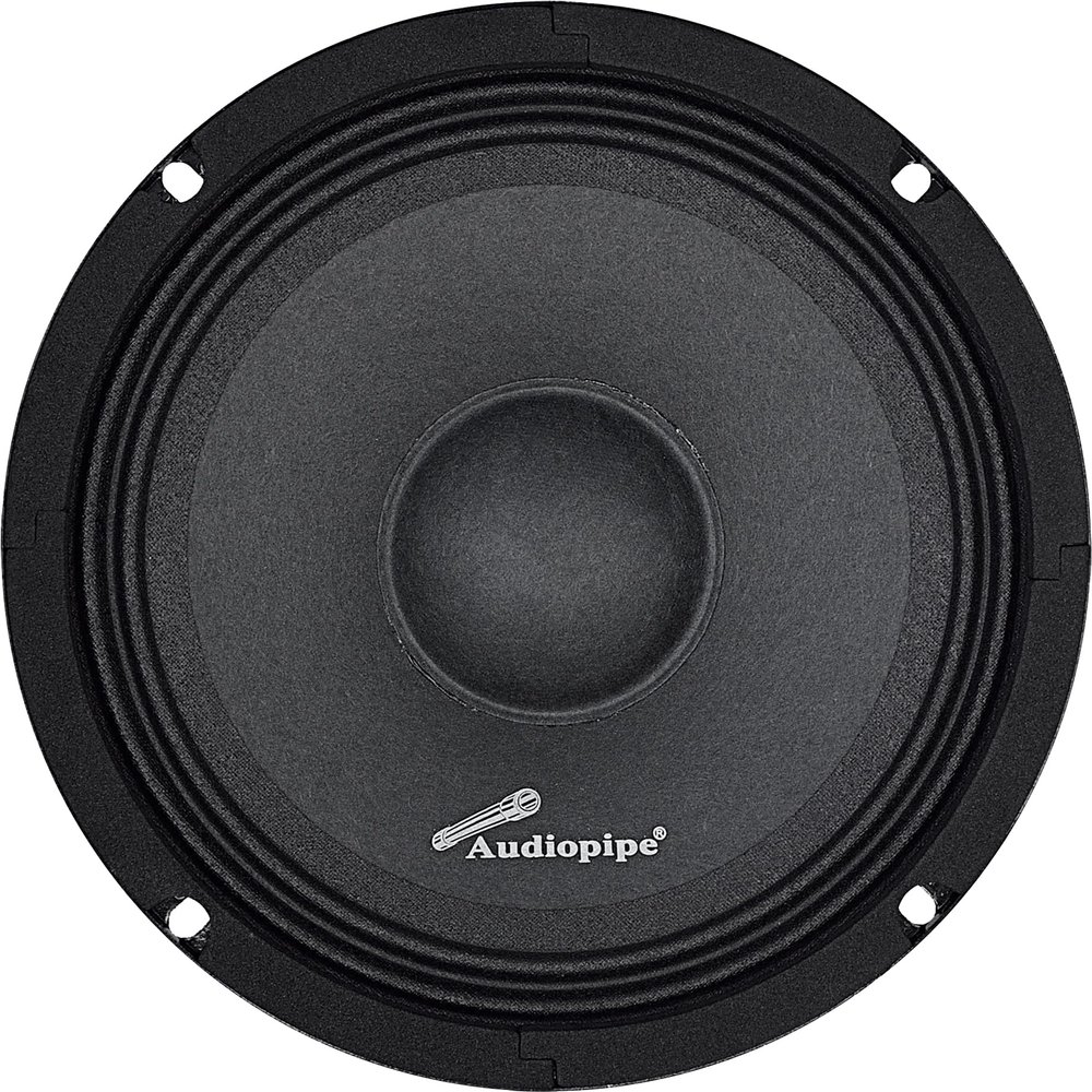 Audiopipe 6" Mid-Range Frequency Loudspeaker (APMB-627-4), High Performance, 200 Watts, 1.5" KSV Voice Coil, Flat Steel Basket, Easy Installation, Long Lifespan, 4 Ohms