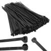 200pcs Push Mount Zip Ties, 12" Cable Zip Tie with Stainless Steel Metal Tooth Locking Device, Self Locking Straps Heavy Duty Nylon Zip Tie Clips for Industry, Auto, Construction, Electronic (12inch) view 1